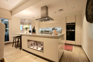 WP Green Community East Apartment Kitchen & Lighting Project by Goettling Interiors