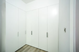 Executed Project, Dubai, Old Town, Business Bay, Interlübke wardrobe, German brand, small space maximum storage