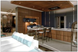BK Umm Al Sheif Private Villa Kitchen Project by Goettling Interiors (3D Render)