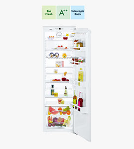 product photo of built-in fridge by liebherr with features thumbnails