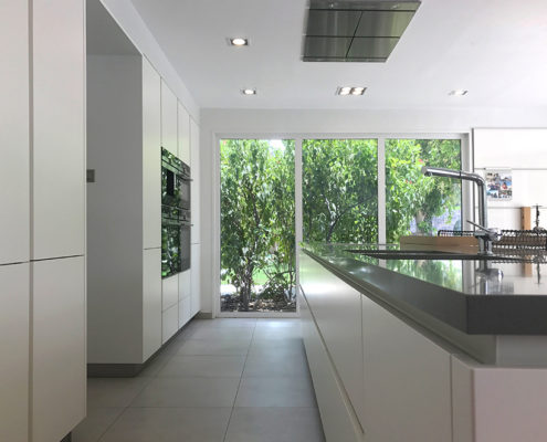 JS Luxury Villas Green Community kitchen project by Goettling Interiors