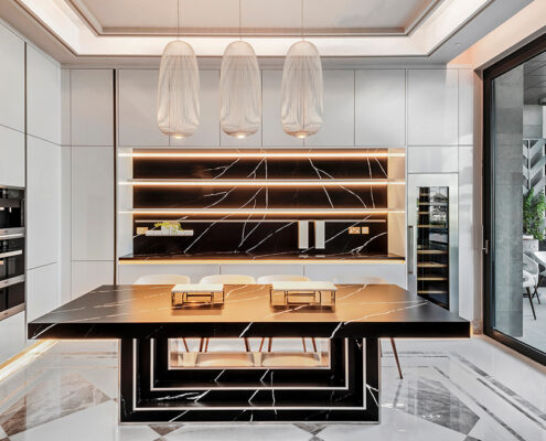 RB Dubai hills Kitchen Project by Goettling Interiors (SHOW KITCHEN)