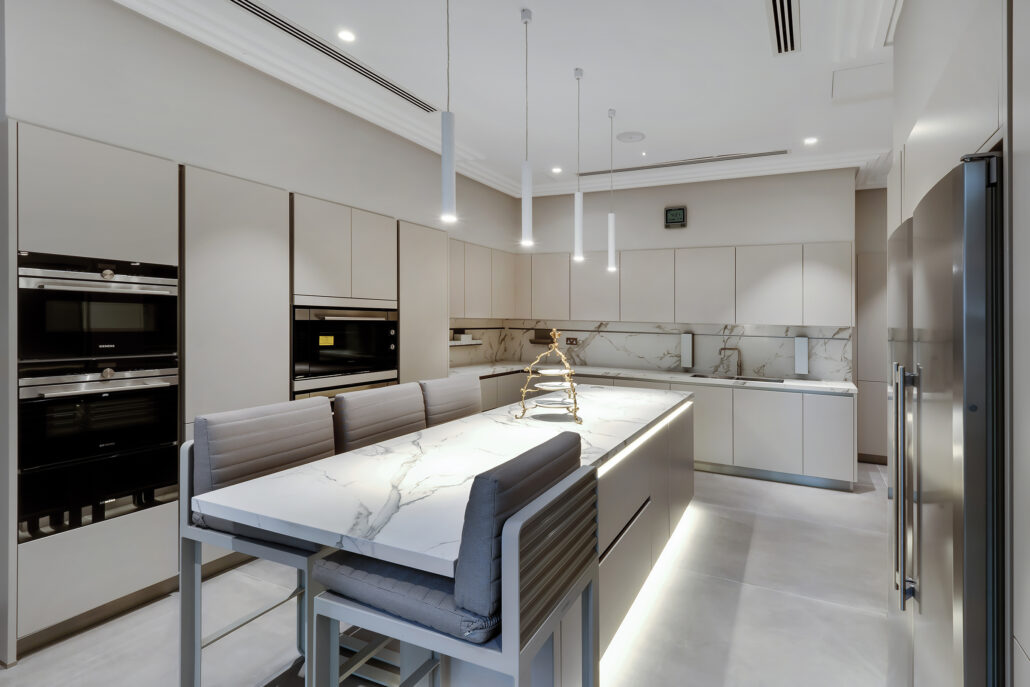 RB Dubai Hills Golf Villa Kitchen & Pantry Project by Goettling Interiors (MAIN KITCHEN)