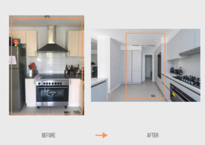 Before&After UB Springs 1 (Type 3) Kitchen Project by Goettling Interiors