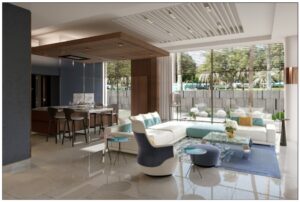 BK Umm Al Sheif Private Villa Kitchen Project by Goettling Interiors (3D Render)