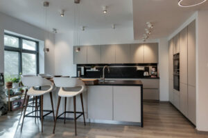NS The Greens Apartment Kitchen, Lighting & flooring Project by Goettling Interiors – Part 1