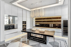 RB Dubai Hills Golf Villa Kitchen & Pantry Project by Goettling Interiors (SHOW KITCHEN)