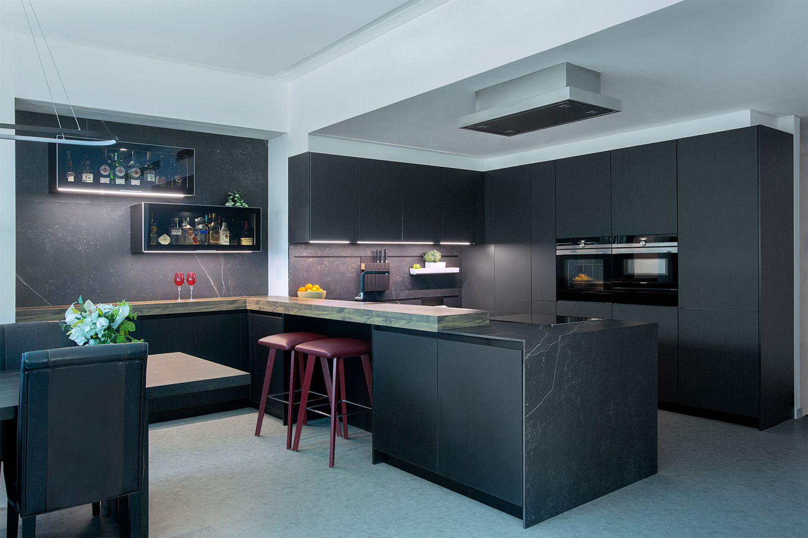 MM Dubai Marina Apartment Kitchen Project by Goettling Interiors