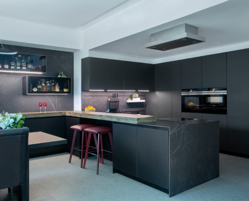 MM Dubai Marina Apartment Kitchen Project by Goettling Interiors