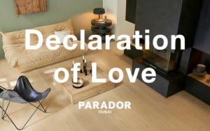 Parador flooring declaring its love for the environment